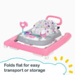 Smart Steps Trend Plus Baby and Toddler 2-in-1 Walker with Deluxe Toys, Orbits Pink