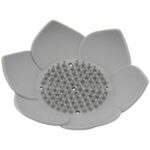 Soap Dish, Bar Soap Holder Case with Drain Holes, Silicone Soap Tray Saver Sponge Holder Soap Dishes