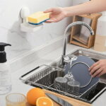 Soap Dish Holder for Shower Wall Mounted Vacuum Suction Design for Bathroom Use