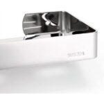 Soap Dish Holder Stainless Steel Wall Mounted, Heavy Duty Soap Tray, Shower Soap Saver, Sponge Holder for Bathroom Shower Kitchen Counter Top (Silver)