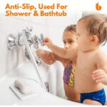 Soap Dish Shower Waterfall Soap Tray Soap Saver Soap Holder for Bathroom, Kitchen, Counter Top, Flexible Silicone, Keep Soap Bars Dry, Easy Cleaning