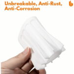 Soap Dish Shower Waterfall Soap Tray Soap Saver Soap Holder for Bathroom, Kitchen, Counter Top, Flexible Silicone, Keep Soap Bars Dry, Easy Cleaning