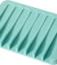 Soap Dish Shower Waterfall Soap Tray Soap Saver Soap Holder for Bathroom, Kitchen, Counter Top, Flexible Silicone, Keep Soap Bars Dry, Easy Cleaning