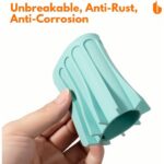 Soap Dish Shower Waterfall Soap Tray Soap Saver Soap Holder for Bathroom, Kitchen, Counter Top, Flexible Silicone, Keep Soap Bars Dry, Easy Cleaning