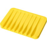 Soap Dish Shower Waterfall Soap Tray Soap Saver Soap Holder for Bathroom, Kitchen, Counter Top, Flexible Silicone, Keep Soap Bars Dry, Easy Cleaning