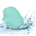 Soap Dish Soap Cleaning Storage Keep Soap Dry for Home Bathroom Kitchen Silicone Green 14.5x11.3cm
