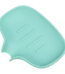 Soap Dish Soap Cleaning Storage Keep Soap Dry for Home Bathroom Kitchen Silicone Green 14.5x11.3cm