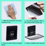 Soap Dish Stainless Steel Bar 2 Pieces , Draining Soap Holder for Shower Bathroom Tub Kitchen Sink-Black