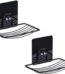 Soap Dish Stainless Steel Bar 2 Pieces , Draining Soap Holder for Shower Bathroom Tub Kitchen Sink-Black