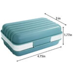 Soap Dish with Lid Travel Soap Case Draining Soap Bar Holder Portable Soap Box Container for Traveling, Camping, Shower, Bathroom by Lofekea