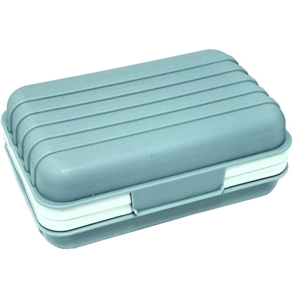 Soap Dish with Lid Travel Soap Case Draining Soap Bar Holder Portable Soap Box Container for Traveling, Camping, Shower, Bathroom by Lofekea