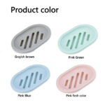 Soap Holder Plastic Soap Dish with Drain Bar Soap Holder for Shower Bathroom Toilet, 4 PCS