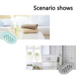 Soap Holder Plastic Soap Dish with Drain Bar Soap Holder for Shower Bathroom Toilet, 4 PCS