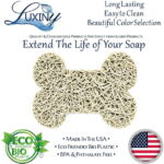 Soap Savers for bar soap, American Made by Luxiny, Lifts Soap in Soap Dishes & Shower Soap Holders -Handmade Soap Lasts Longer -Made with Environmentally Friendly Bioplastics...