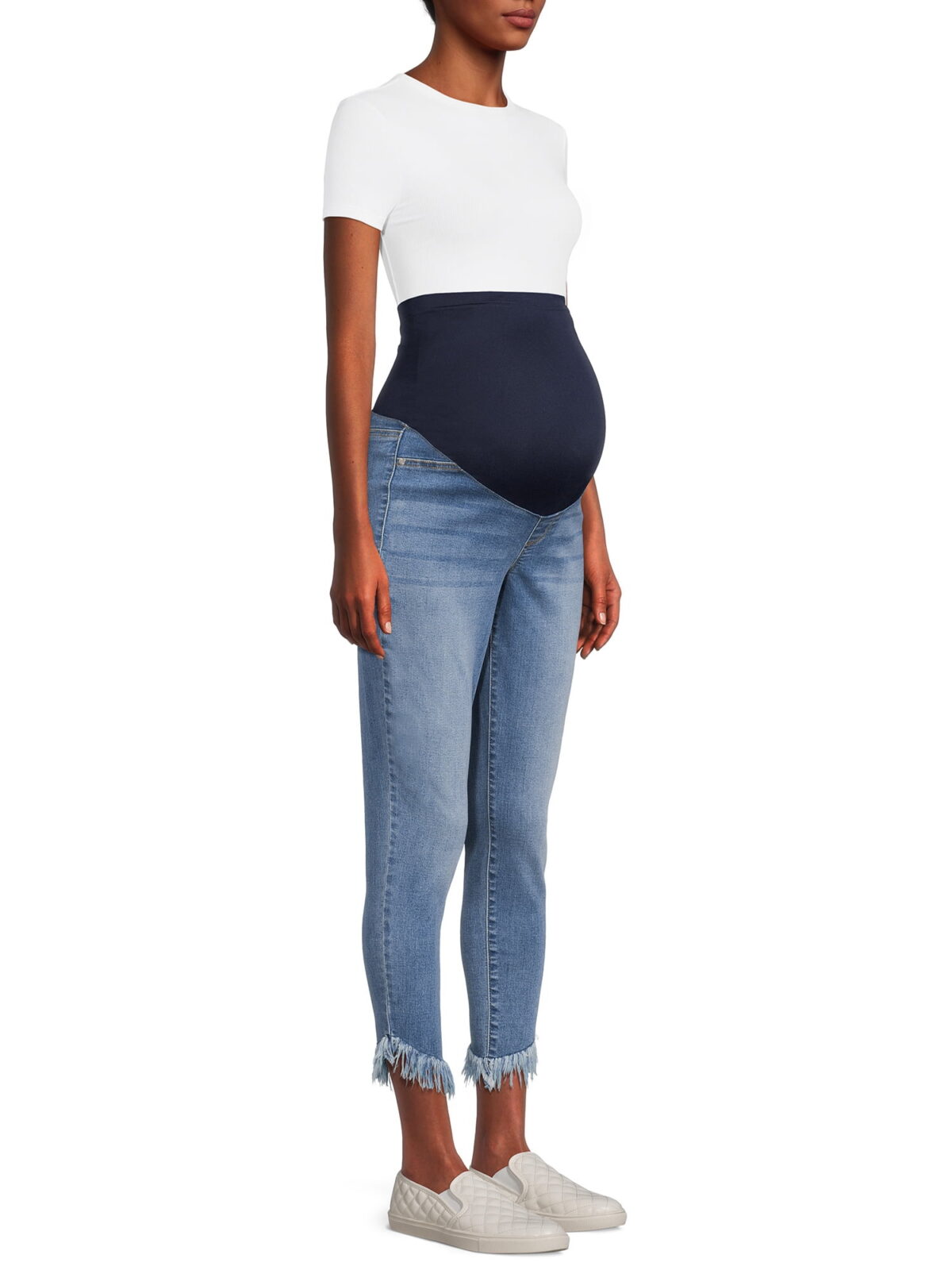 Sofia Jeans by Sofia Vergara Rosa Curvy Ankle Full Band Maternity Jeans, Sizes S-XXL