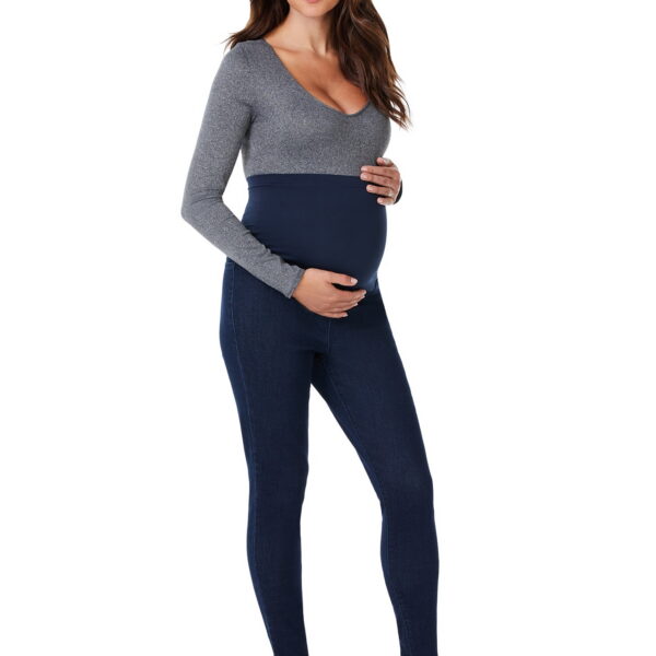 Sofia Jeans by Sofia Vergara Rosa Curvy Ankle Full Band Maternity Jeans, Sizes S-XXL