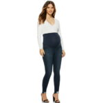 Sofia Jeans by Sofia Vergara Rosa Curvy Ankle Full Band Maternity Jeans, Sizes S-XXL