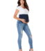 Sofia Jeans by Sofia Vergara Rosa Curvy Ankle Full Band Maternity Jeans, Sizes S-XXL