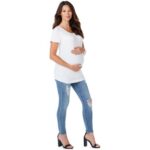 Sofia Jeans by Sofia Vergara Rosa Curvy Ankle Full Band Maternity Jeans, Sizes S-XXL