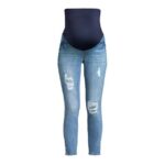 Sofia Jeans by Sofia Vergara Rosa Curvy Ankle Full Band Maternity Jeans, Sizes S-XXL