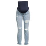 Sofia Jeans by Sofia Vergara Rosa Curvy Ankle Full Band Maternity Jeans, Sizes S-XXL