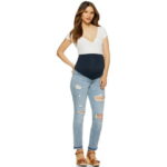 Sofia Jeans by Sofia Vergara Rosa Curvy Ankle Full Band Maternity Jeans, Sizes S-XXL