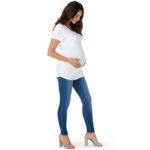 Sofia Jeans by Sofia Vergara Rosa Curvy Ankle Full Band Maternity Jeans, Sizes S-XXL