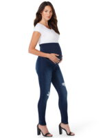Sofia Jeans by Sofia Vergara Rosa Curvy Ankle Full Band Maternity Jeans, Sizes S-XXL