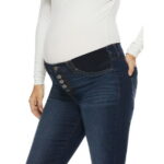 Sofia Jeans by Sofia Vergara Rosa Curvy Ankle Full Band Maternity Jeans, Sizes S-XXL