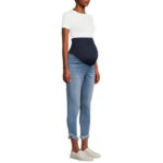 Sofia Jeans by Sofia Vergara Rosa Curvy Ankle Full Band Maternity Jeans, Sizes S-XXL