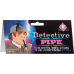 Star Power Toy Detective Pipe Costume Accessory, Black White, One Size