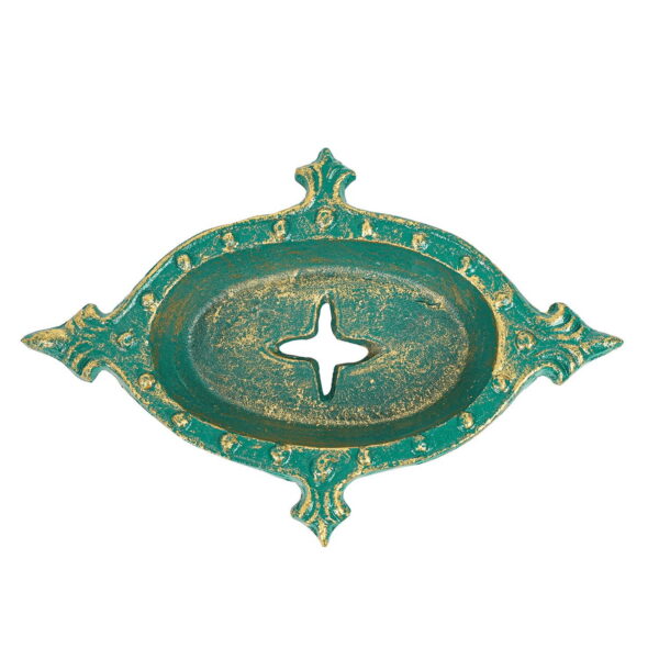 Sungmor Heavy Duty Cast Iron Soap Holder, Vintage Bar Soap Dish for Kitchen Bathroom Sink, Lovely Starfish Shape & Antique Green Sponge Dish Soap Tray, Decorative Jewelry Holder...