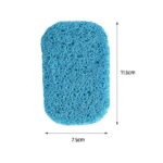 Sunjoy Tech 5 Pack Non-Slip Soap Holder Mat BPA-Free Soap Savers Pads Self Draining Soap Bars Pads Cutable Woven Mat for Bathroom Kitchen Shower Sink Soap Dish