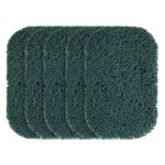 Sunjoy Tech 5 Pack Non-Slip Soap Holder Mat BPA-Free Soap Savers Pads Self Draining Soap Bars Pads Cutable Woven Mat for Bathroom Kitchen Shower Sink Soap Dish