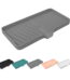 Sunshinehomely Silicone Sink Sponge Holder, Sponge Holder for Kitchen Sink, Silicone Bathroom Soap Dishes with Drain Spout, Silicone Dish Soap Tray, Shower Soap Holder, Kitchen...
