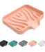 Sunshinehomely Silicone Sink Sponge Holder, Sponge Holder for Kitchen Sink, Silicone Bathroom Soap Dishes with Drain Spout, Silicone Dish Soap Tray, Shower Soap Holder, Kitchen...