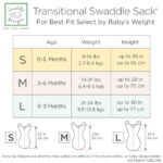 SwaddleDesigns Transitional Swaddle Sack with Arms Up Half-Length Sleeves and Mitten Cuffs, Better Sleep for Baby Girl, Tiny Triangles Shimmer, Pink, Medium, 3-6 Mo, 14-21 lbs
