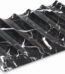 TABHOUKIT Luxury Marble Soap Dish Tray,Rectangle Stone Marble Soap Tray,Self Draining Soap Holder for Bathroom, Kitchen (Black White)