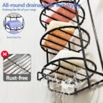 ‎TACYKIBD Shampoo Bar Holder for Shower - Bar Soap Holder for Kitsch Shampoo and Conditioner Bar Set, Self Draining Soap Dish for Bathroom Wall, Compatible with Kitsch Any Soap...