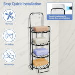 ‎TACYKIBD Shampoo Bar Holder for Shower - Bar Soap Holder for Kitsch Shampoo and Conditioner Bar Set, Self Draining Soap Dish for Bathroom Wall, Compatible with Kitsch Any Soap...