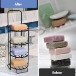 ‎TACYKIBD Shampoo Bar Holder for Shower - Bar Soap Holder for Kitsch Shampoo and Conditioner Bar Set, Self Draining Soap Dish for Bathroom Wall, Compatible with Kitsch Any Soap...