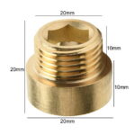 Tap Extension G1/2 Thread Brass Connector For Drinking Water Heating Install For Connection Copper Pipe Water Pipe Accessories