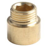 Tap Extension G1/2 Thread Brass Connector For Drinking Water Heating Install For Connection Copper Pipe Water Pipe Accessories