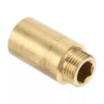 Tap Extension G1/2 Thread Brass Connector For Drinking Water Heating Install For Connection Copper Pipe Water Pipe Accessories