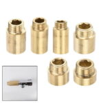 Tap Extension G1/2 Thread Brass Connector For Drinking Water Heating Install For Connection Copper Pipe Water Pipe Accessories
