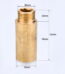 Tap Extension G1/2 Thread Brass Connector For Drinking Water Heating Install For Connection Copper Pipe Water Pipe Accessories