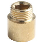 Tap Extension G1/2 Thread Brass Connector For Drinking Water Heating Install For Connection Copper Pipe Water Pipe Accessories