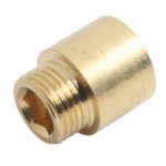 Tap Extension G1/2 Thread Brass Connector For Drinking Water Heating Install For Connection Copper Pipe Water Pipe Accessories