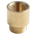 Tap Extension G1/2 Thread Brass Connector For Drinking Water Heating Install For Connection Copper Pipe Water Pipe Accessories