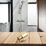 Tap Extension G1/2 Thread Brass Connector For Drinking Water Heating Install For Connection Copper Pipe Water Pipe Accessories